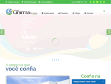 Tablet Screenshot of cifarma.com.br