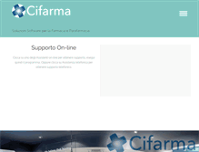 Tablet Screenshot of cifarma.it